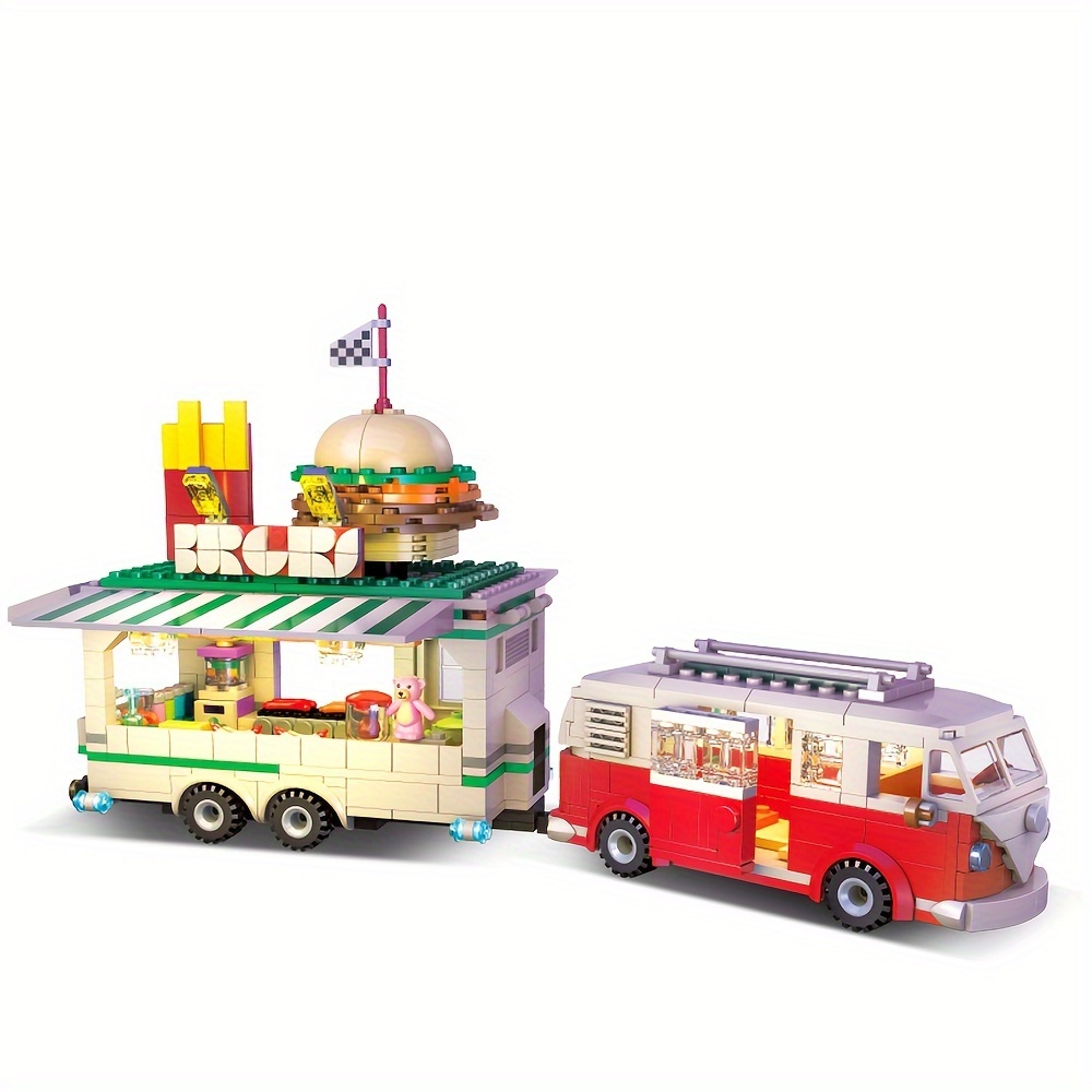 

City Toy Building Set, Fun For Adlut, Van And