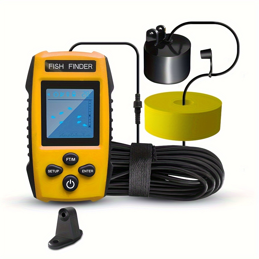 Tl88 Wired Portable Fish Finder With 45 Degree Sonar Coverage