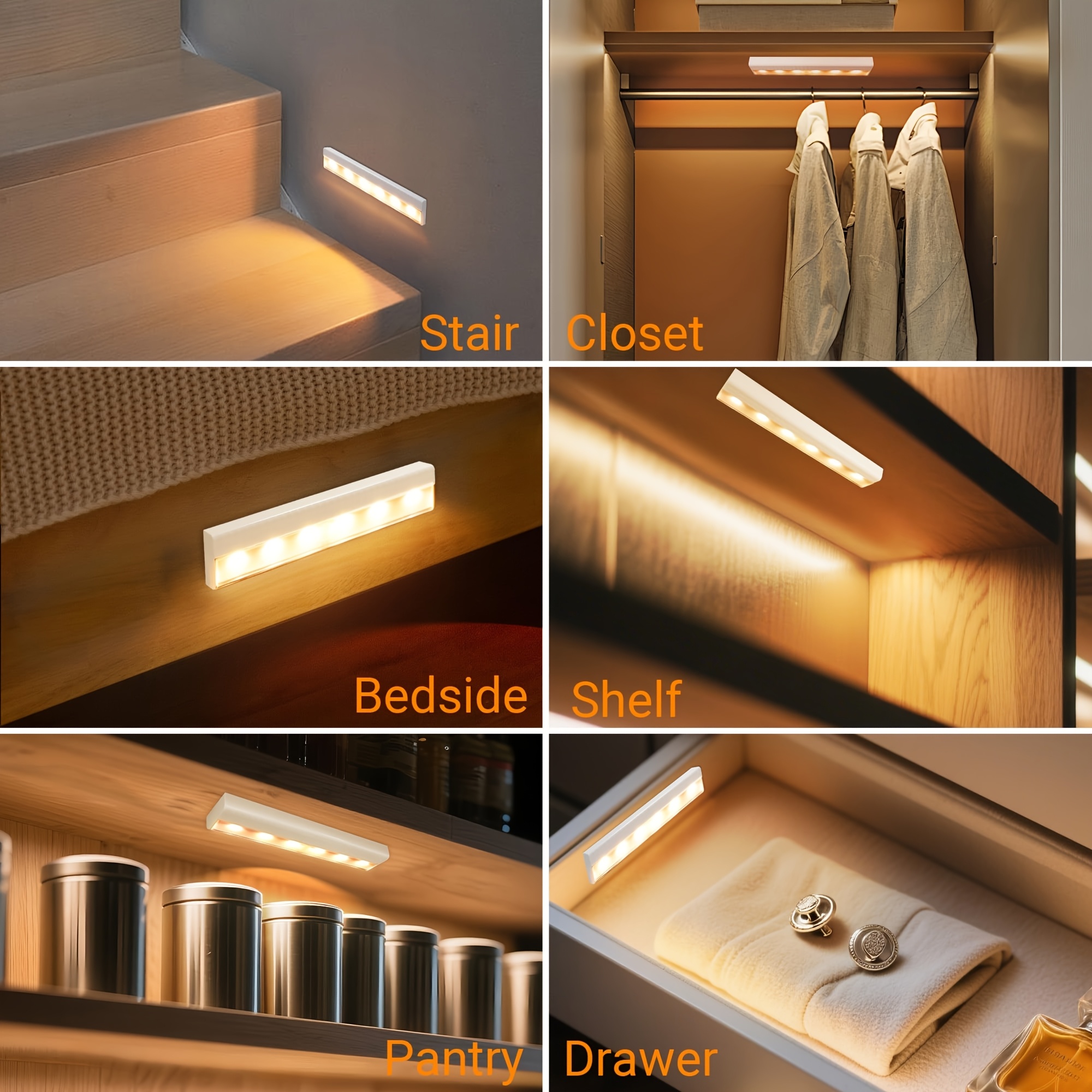 4 pack motion sensor led under cabinet lights 60 led wireless battery light strips with infrared sensor peel stick   for closet kitchen bathroom pantry ceiling wall under cabinet   no wiring