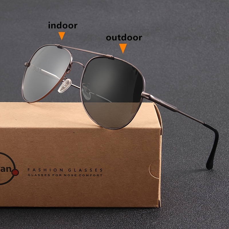 Aviation Intelligent Photochromic Sunglasses Polarized - Temu Canada