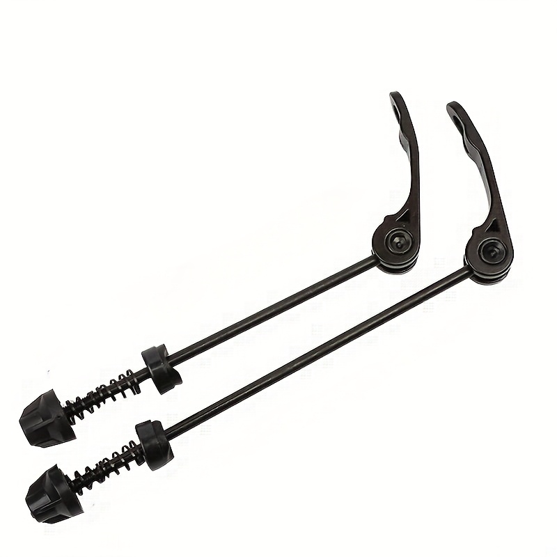 TEMU 2x Bike Wheel Skewers Quick-release Front Rear Rim Tire Red Lever Aluminum