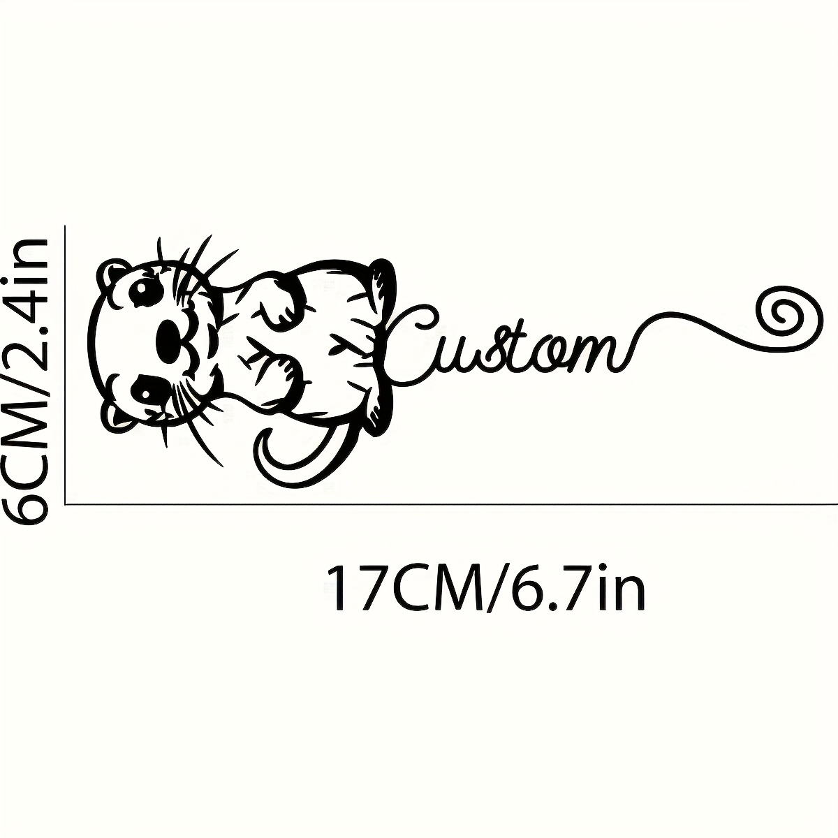 TEMU A Customizable Metal Bookmark Featuring A Cute Otter Design - A Personalized Gift For Book Lovers, Teachers, And Animal Enthusiasts, A Unique