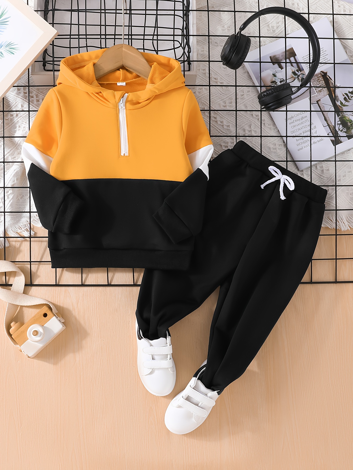 E NILoS COTTON WAFFLE 不人気 GEOMETRIC HOODIE 