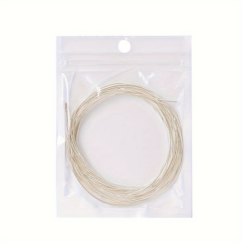TEMU 6pcs/set (1-6 Strings, 1 Set Of 6 Strings) High-end Nylon Strings For Classical Guitars, Featuring Nylon Plain Strings And Metal Wound Strings.
