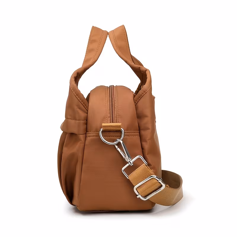 women top handle bag 2026 new lightweight nylon tote bag for women large capacity machine washable 3 in 1 crossbody handbag shoulder bag mom backpack purse with pockets for travel work daily Product details 1