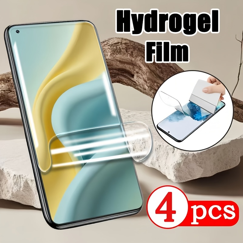4pcs full coverage soft hydrogel film suitable use in real