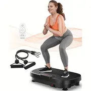 Ultimate Vibration Plate with 120 Speeds & 5 Programs - Includes 2 Resistance Bands for Full Body Workout, Ideal Fitness Gift for Men & Women, Power Plate, Exercise Machine, Christmas Gifts, FEIERDUN details 0