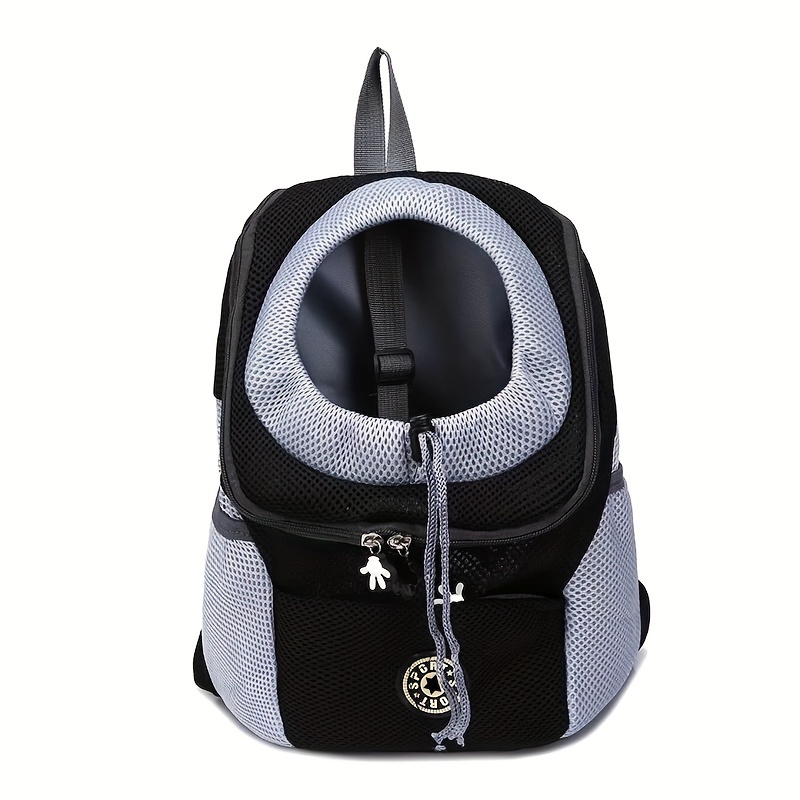 TEMU 1pc Comfortable And Convenient Dog Backpack, Cotton Material, Drawstring Backpack