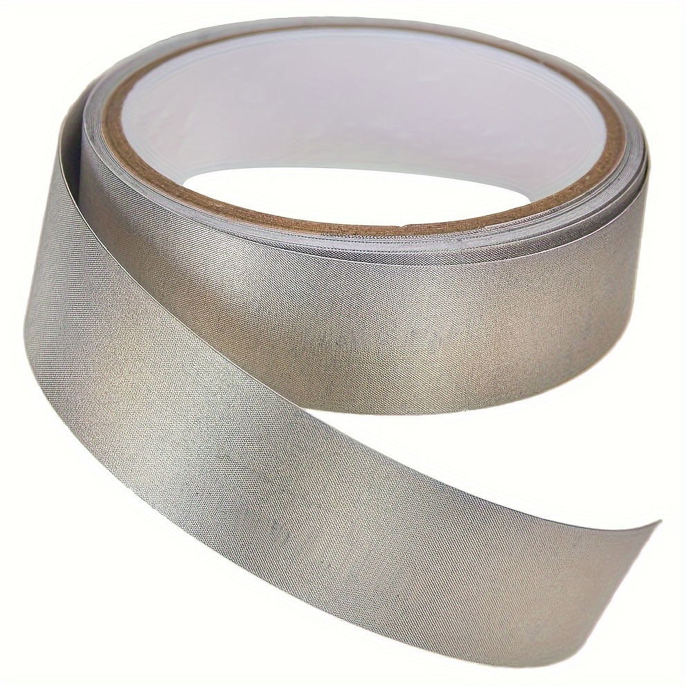 Faraday Fabric Tape, Made Of Fabric And Adhesive, , Grounding, Emi Shielding, Wire Harness, Display Repair, Cable Blocking, Rfid Signal Blocking, Guitar Shielded