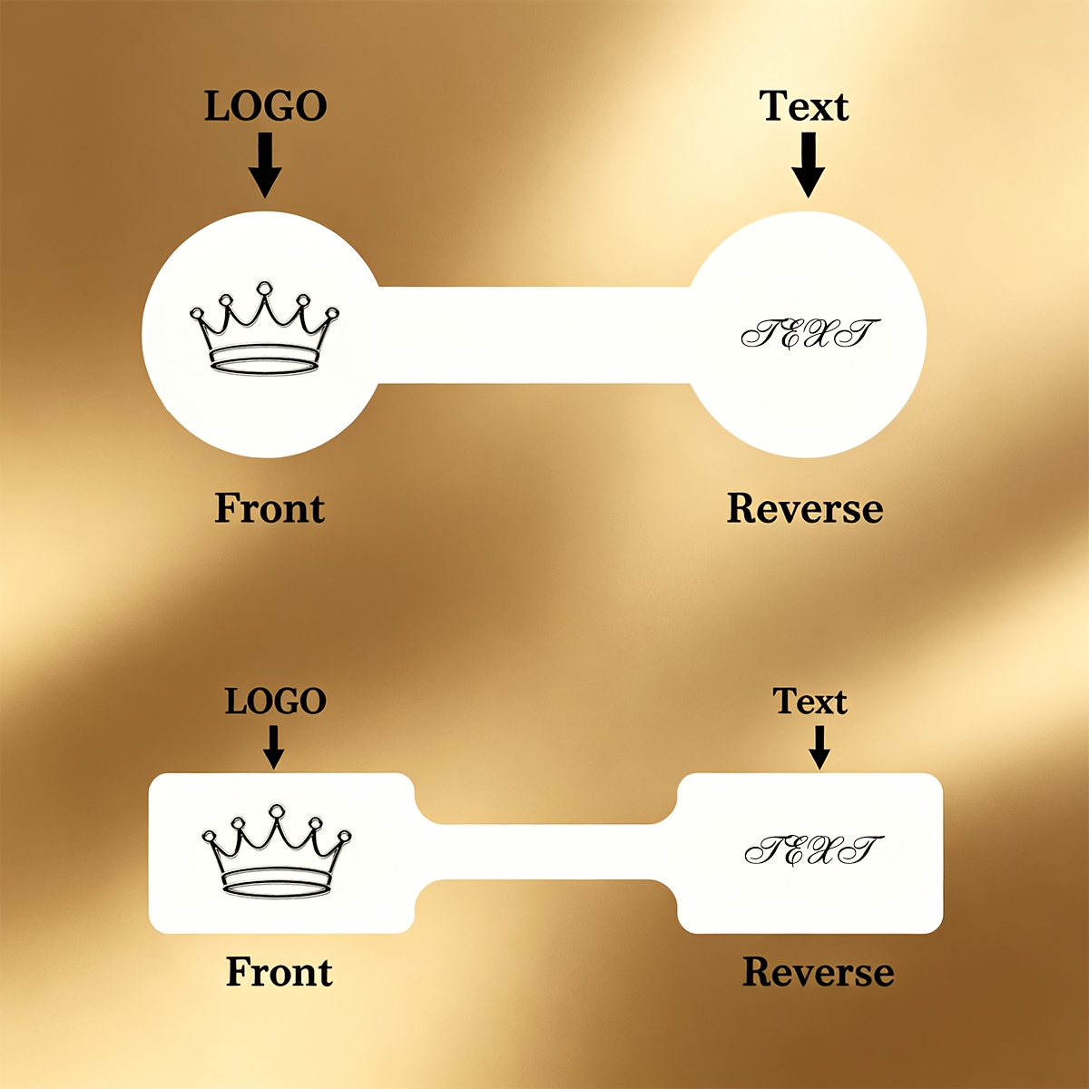TEMU Custom Waterproof & Scratch-resistant Suitable For Jewelry Price Tags, Personalized Labels With Your Own Text//pictures, Durable Paper Stickers