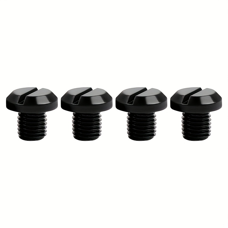 E-shop 4er-Pack M10 x 1,25 CNC Motorrad Spiegelstopfen Schrauben - (LHGewinde) Passend für Motorrad Rückspiegel Lochabdeckung, & Präzise für