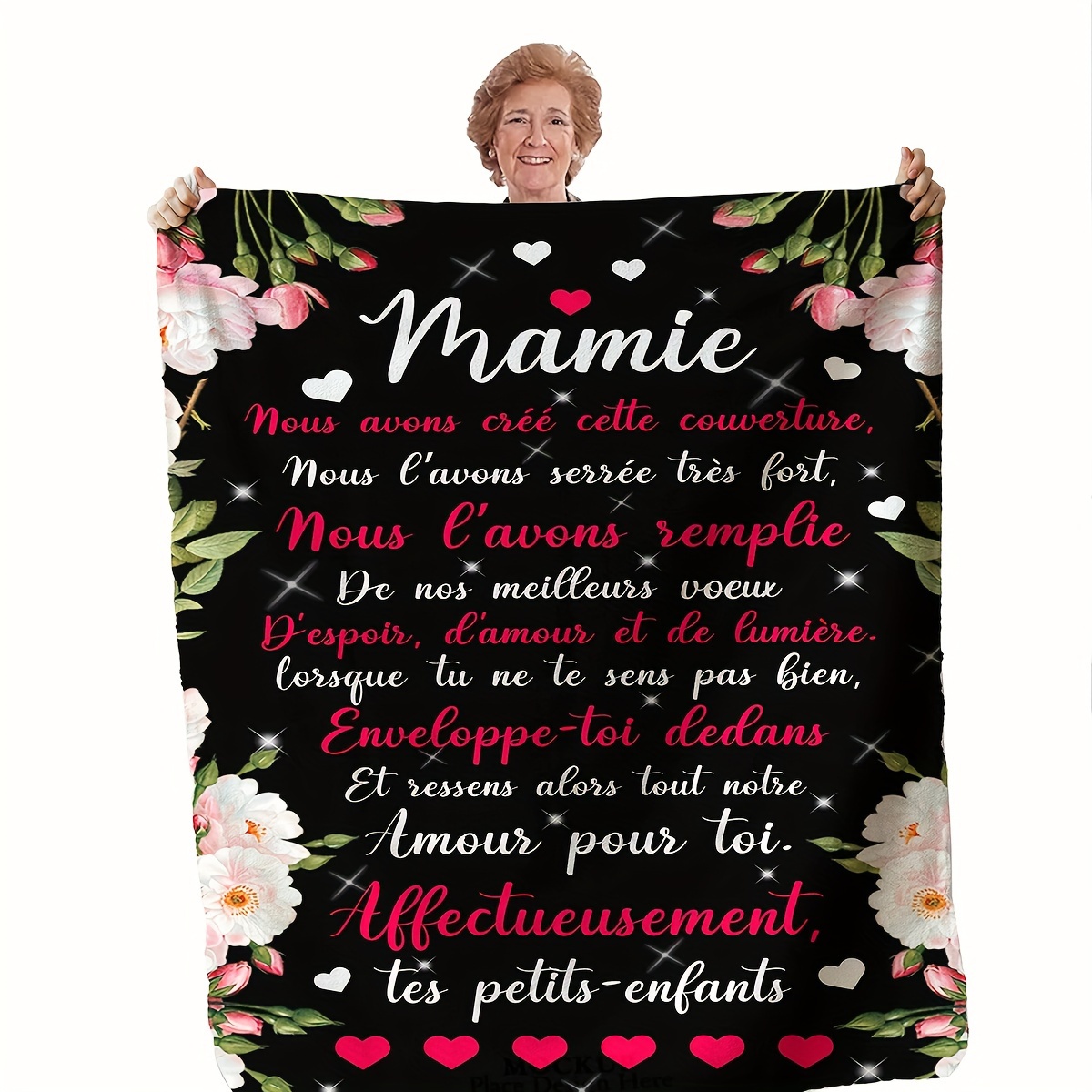 

en d' Française - & Chaude, Parfaite Canapé, Lit, et - Cadeau Polyvalent Toutes -mère des -, Lavable en , 200-250gsm