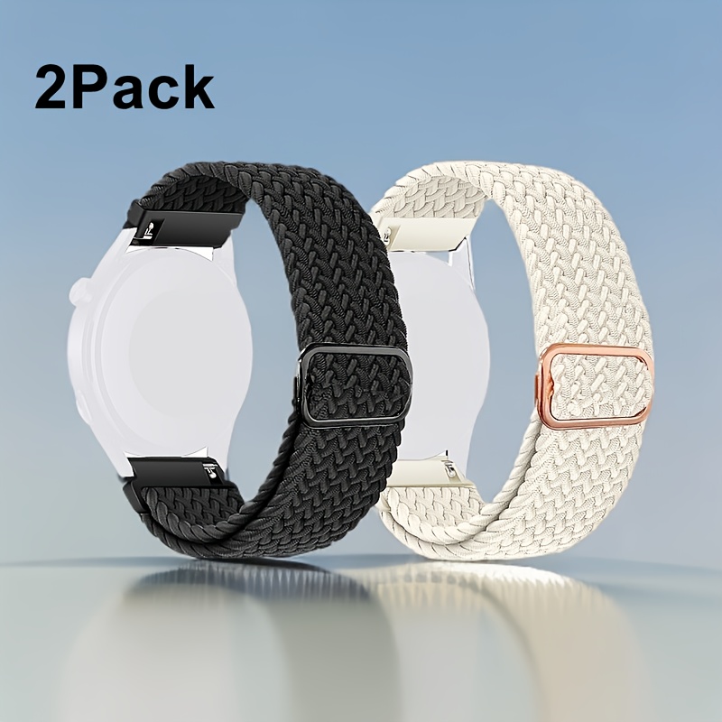 Garmin Forerunner 165 Cinturino Magnetico PaceBid 20mm Per Garmin - Nylon Intrecciato Viola Per Forerunner E Vivoactive Cinturino Magnetico 20mm PaceBid - Foto 5