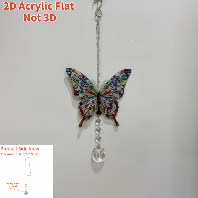 Sunlight Refracts Light And Wind Chime Set Garden Courtyard Decor Hanging Ornament Indoor Outdoor Hanging Romantic Gift