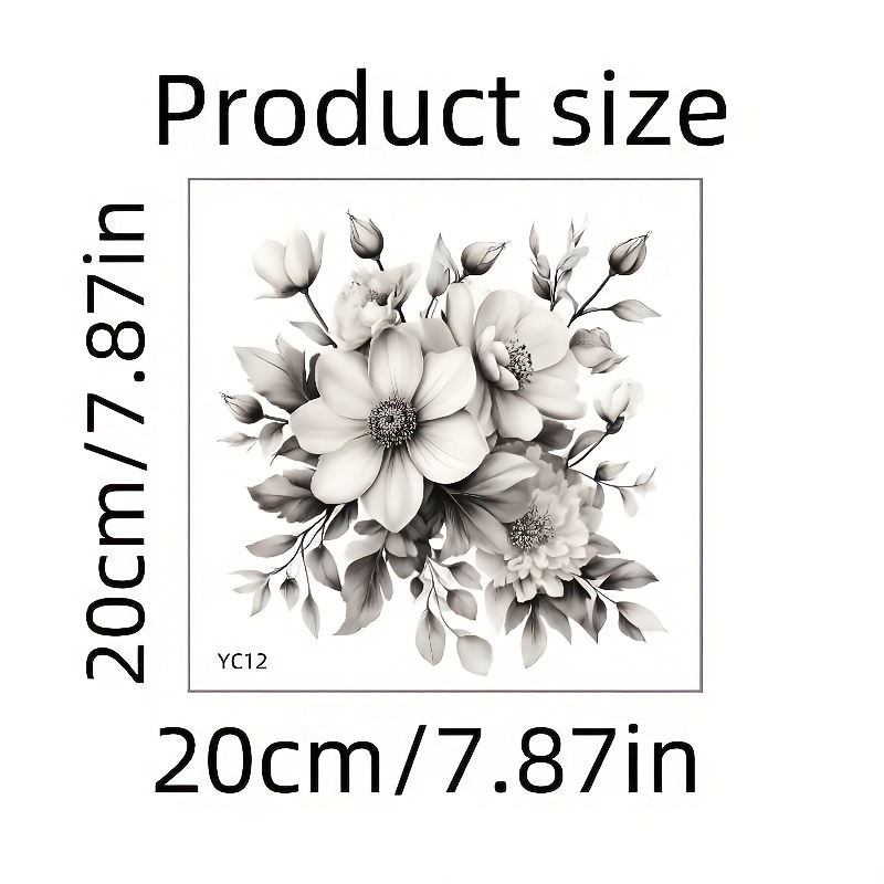 Image of An Artistic, Romantic, Grayish-white And Oil-proof Toilet Sticker, Suitable For Bathroom Decoration, A Gift, And A Unique Bathroom And Toilet Decor