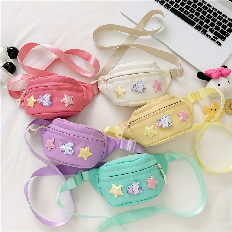 

1pc Cute Cartoon Children's Bag, Waist Bag, Suitable For Kindergarten School Students And Playing