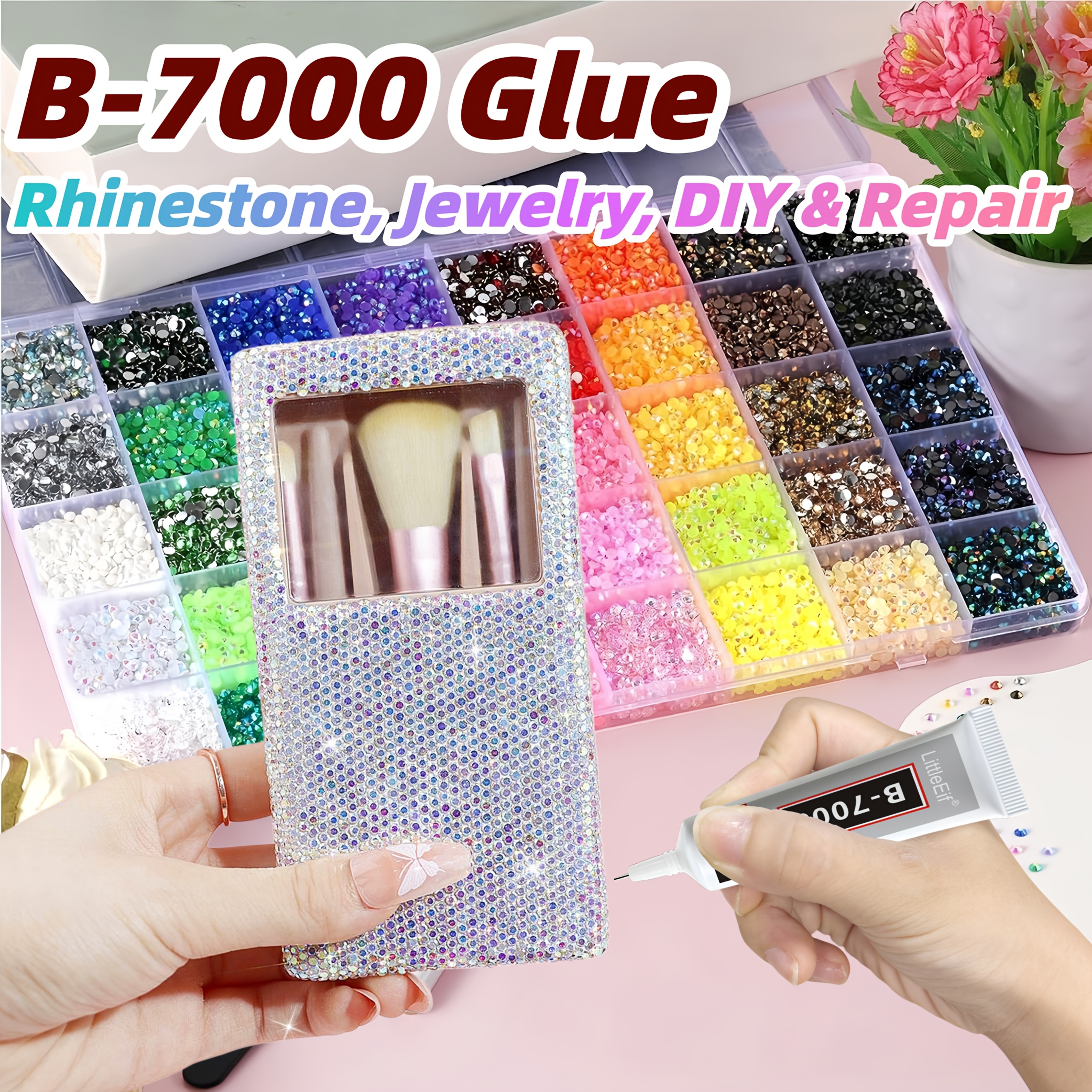 B7000 Strong Rhinestone Glue for Jewelry Making and Crafts