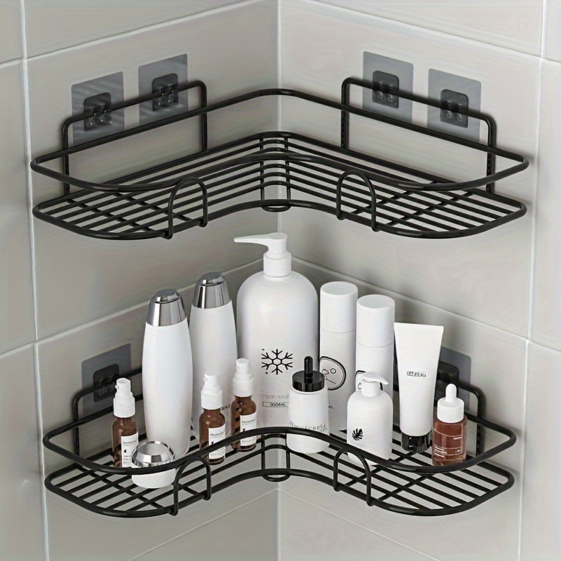 

-install - -mounted Bathroom Organizer For Shampoo, & - No