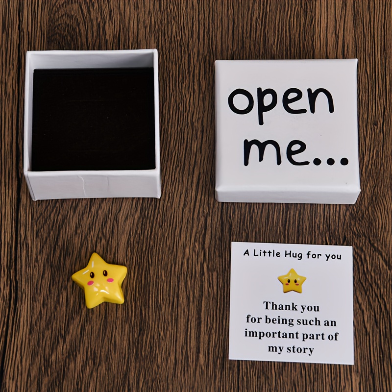 TEMU A '' Filled With Resin Stars - Includes A 'thank You' Message Card, Perfect For Birthdays, Weddings, Anniversaries, Valentine's Day, And Gifts