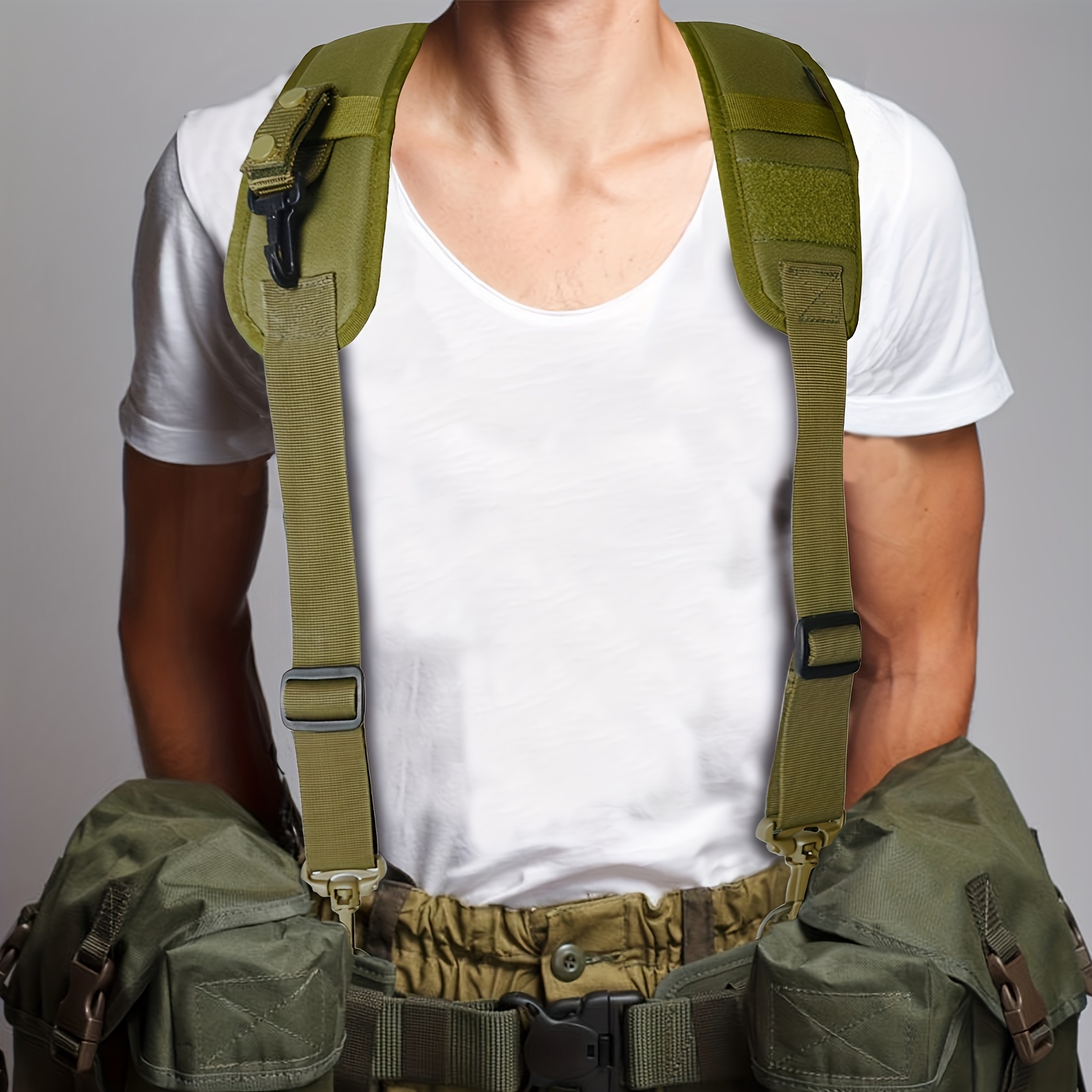 Kit De Harnais Tactique Avec Bretelles En Y Et Ceinture De L En Y Et Ceinture De Larmee Allemande