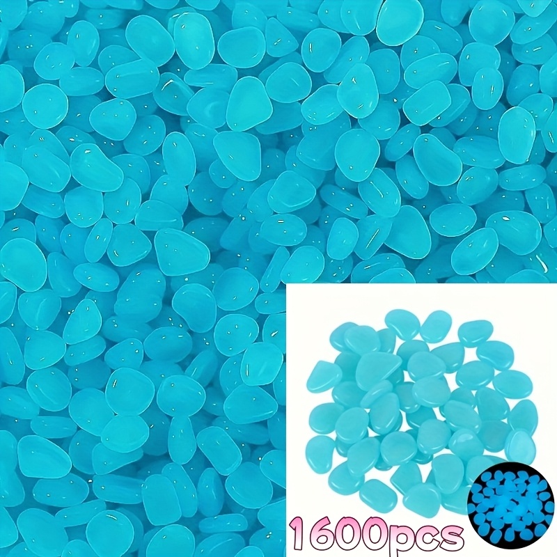 1600pcs/bag Of Gardening Landscape Pebbles - Weighing 0.95 , With A Diameter Of 0.394 Inches, Used For Garden, Yard, Path, Lawn Yard, Aquarium, Fish Tank Decoration
