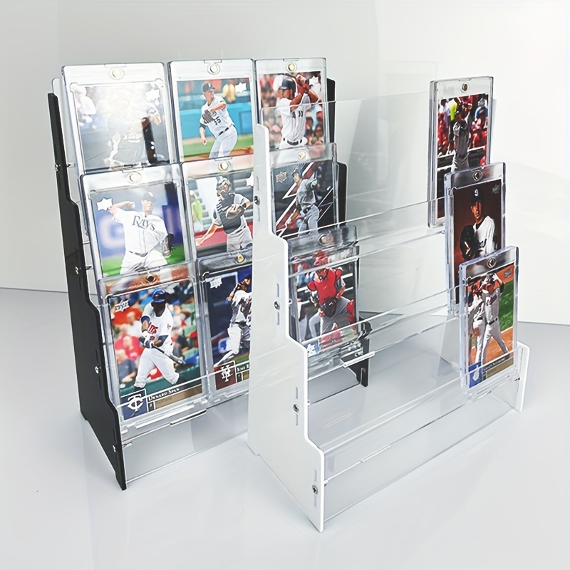 

Classic Acrylic Sports Card Display Stand, 1pc Clear Tabletop Baseball Card Organizer, Detachable Trading Card Holder Showcase, Collector's Display Rack For Sports Cards, No Electricity Needed