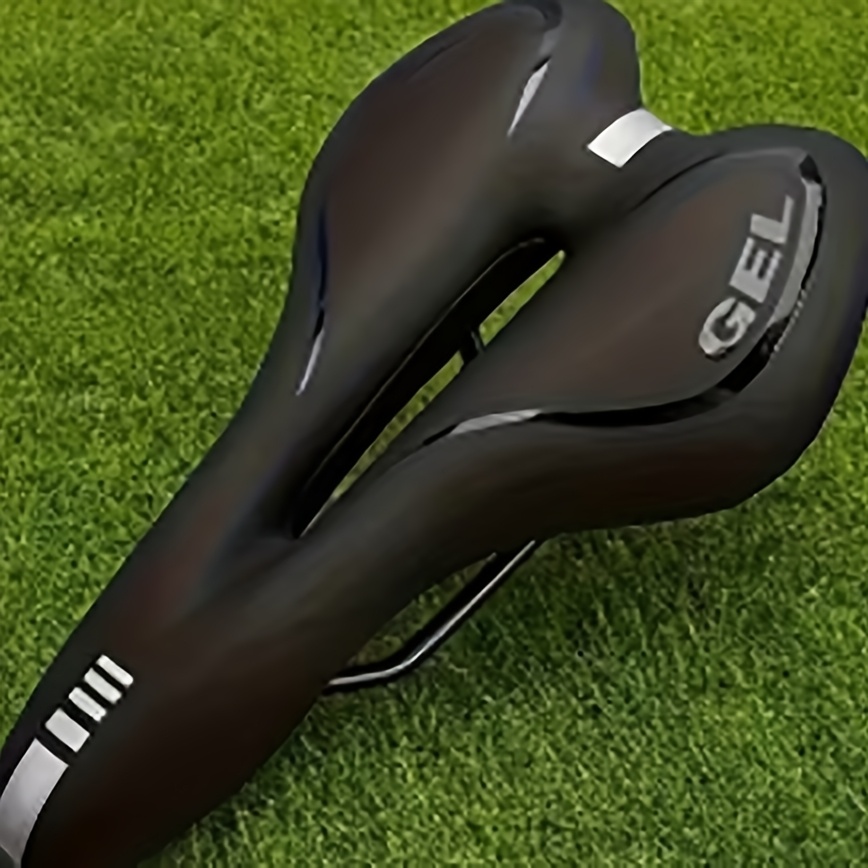 TEMU Bicycle , Mountain Bike Cushion, Thickened Soft Silicone Seat Pad, Road Bike/fixed Gear Cycling Gear, Bicycle Seat