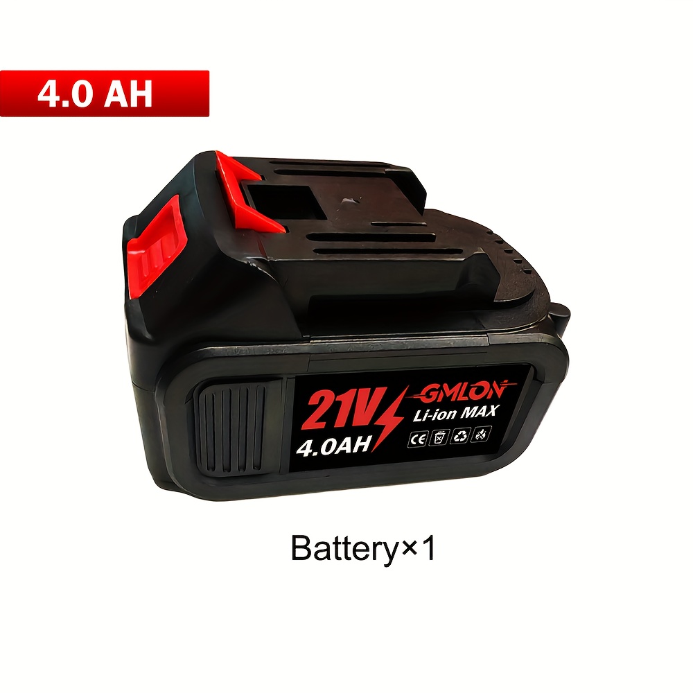 Temu – TEMU 21v 2000mah/4000mah/6000mah Li- – Long , Over-current/ Over-voltage/ Over-temp Protection, Power – Saving Mode – Fits Drills, Saws, Grinders &