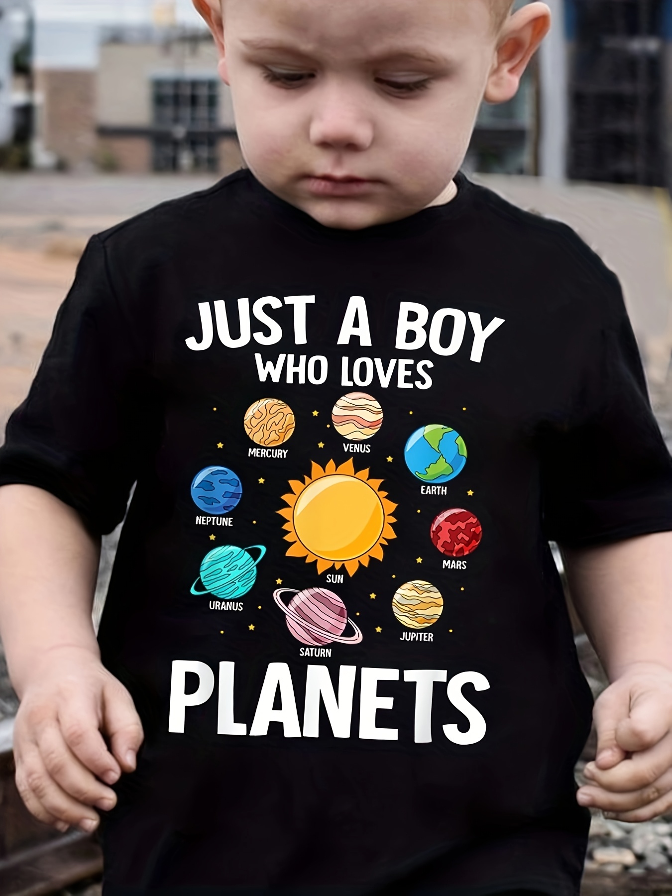 dx5086 summer boys fashion short sleeve a boy planets Temu Mauritius