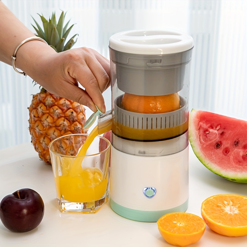 

1 Portable Multi-function Juicer With Automatic Juicing And Separation - Fresh Orange Juice Cup With Usb Charging Abs Material!