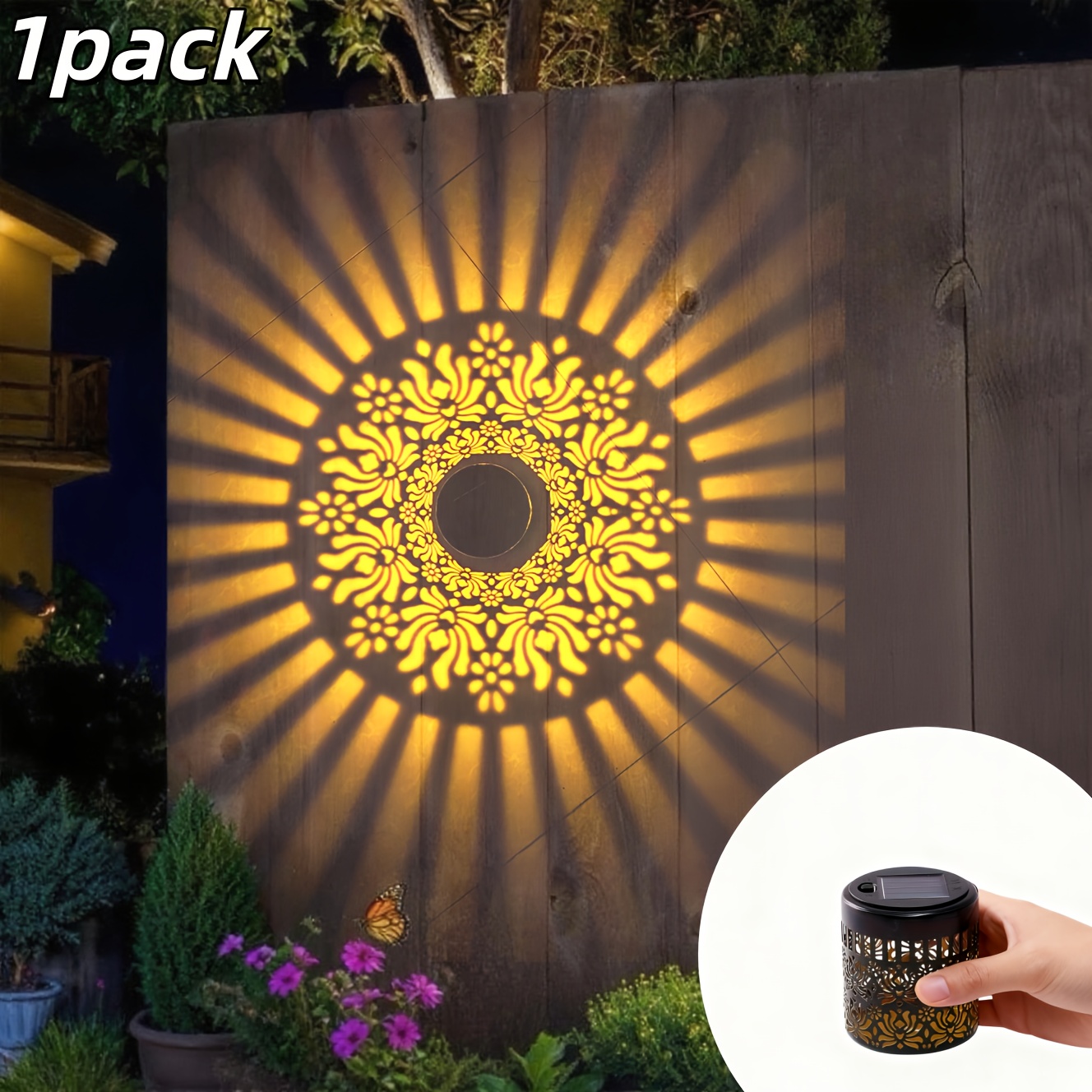 E-shop 1/4Pcrv Innenraum Sensor Licht Solar Licht Streifen Lichtsensor, Automatischer Dämmerung bis Morgengrauen Schalter, IP65 Wandleuchte,