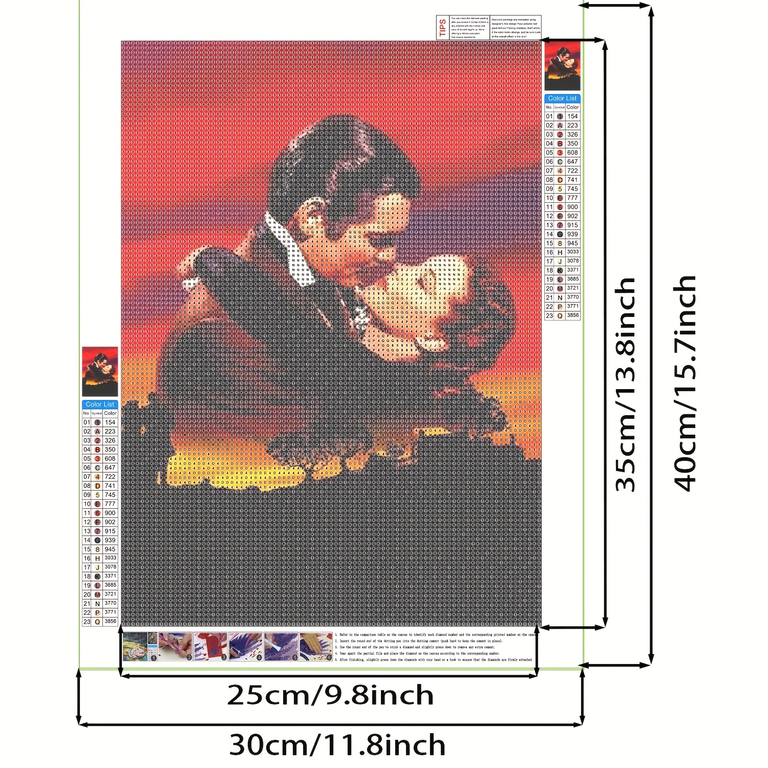 

Romantic Couple Series 5d Diamond Painting Kit, Round Acrylic Gems Mosaic Art For Home Wall Decor, 11.8x15.7 Inches