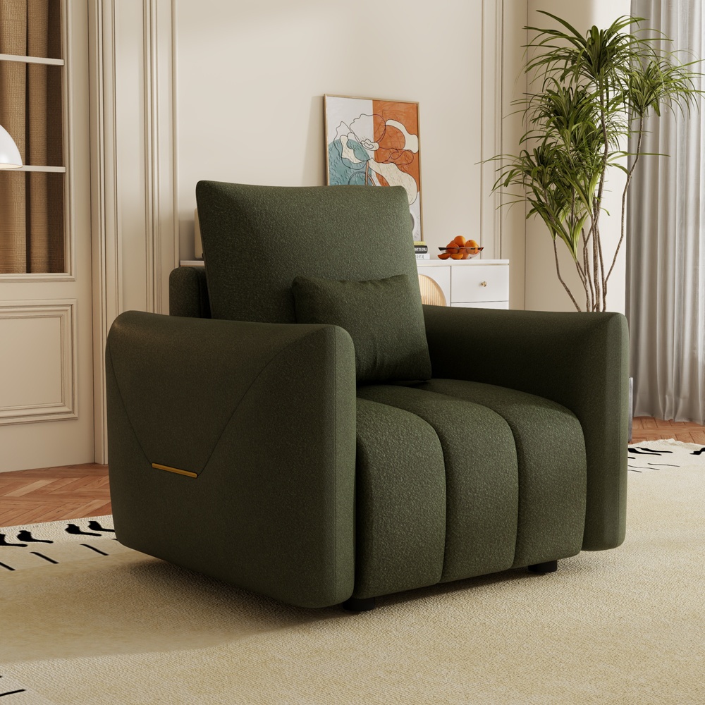 38 1 inch teddy modern upholstered lounge chair for office bedrooms Product details 1