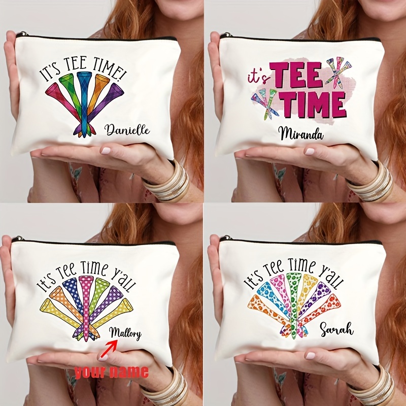 

1pc Sac de en nom personnalisé "It' Time", sac de de golf personnalisé, cadeau de , cadeau d'entraîneur, unisexe adulte, aléatoire, alcool