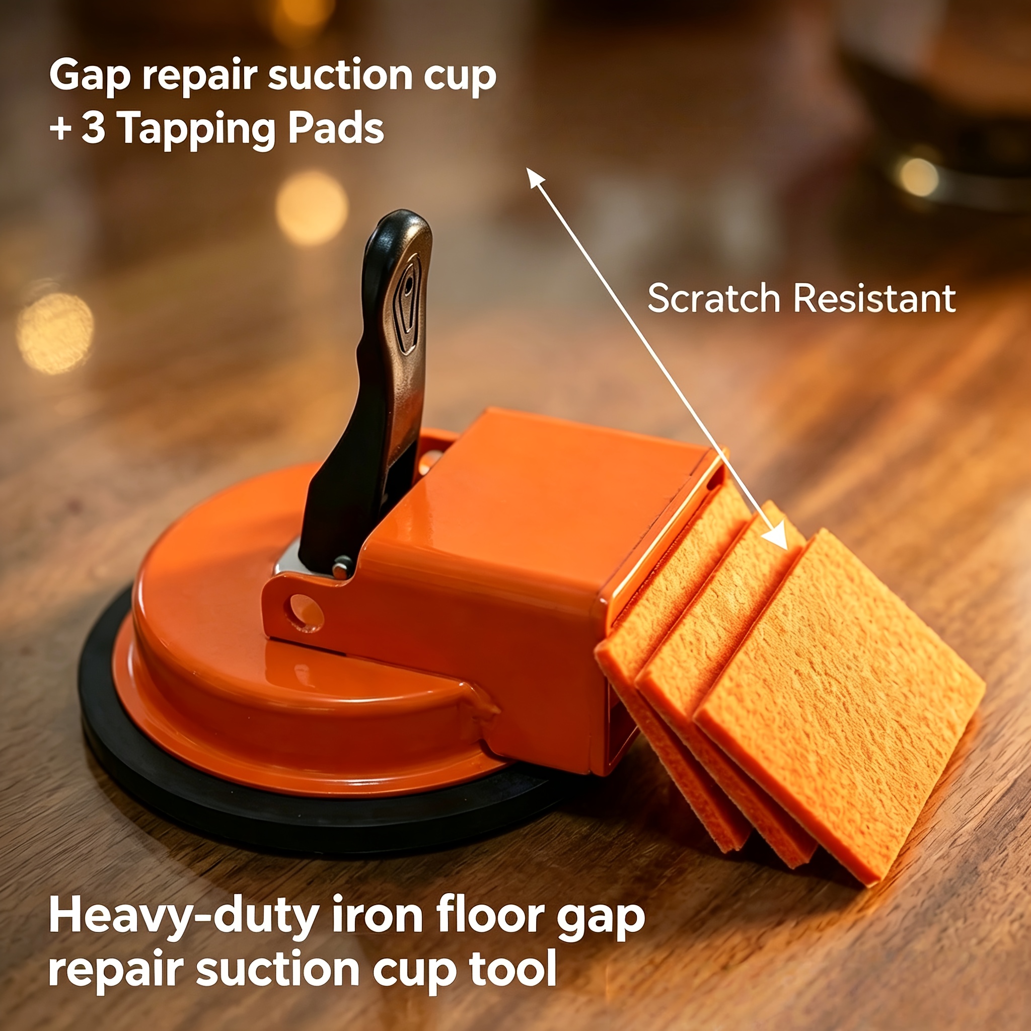 Heavy Duty Iron Floor Repair Suction Cup 3pcs Of Gasket - Reinforced Suction Cup Suitable For Wood Grain Pvc Tile Glass Floor Professional Home Toolbox Floor Tool Set