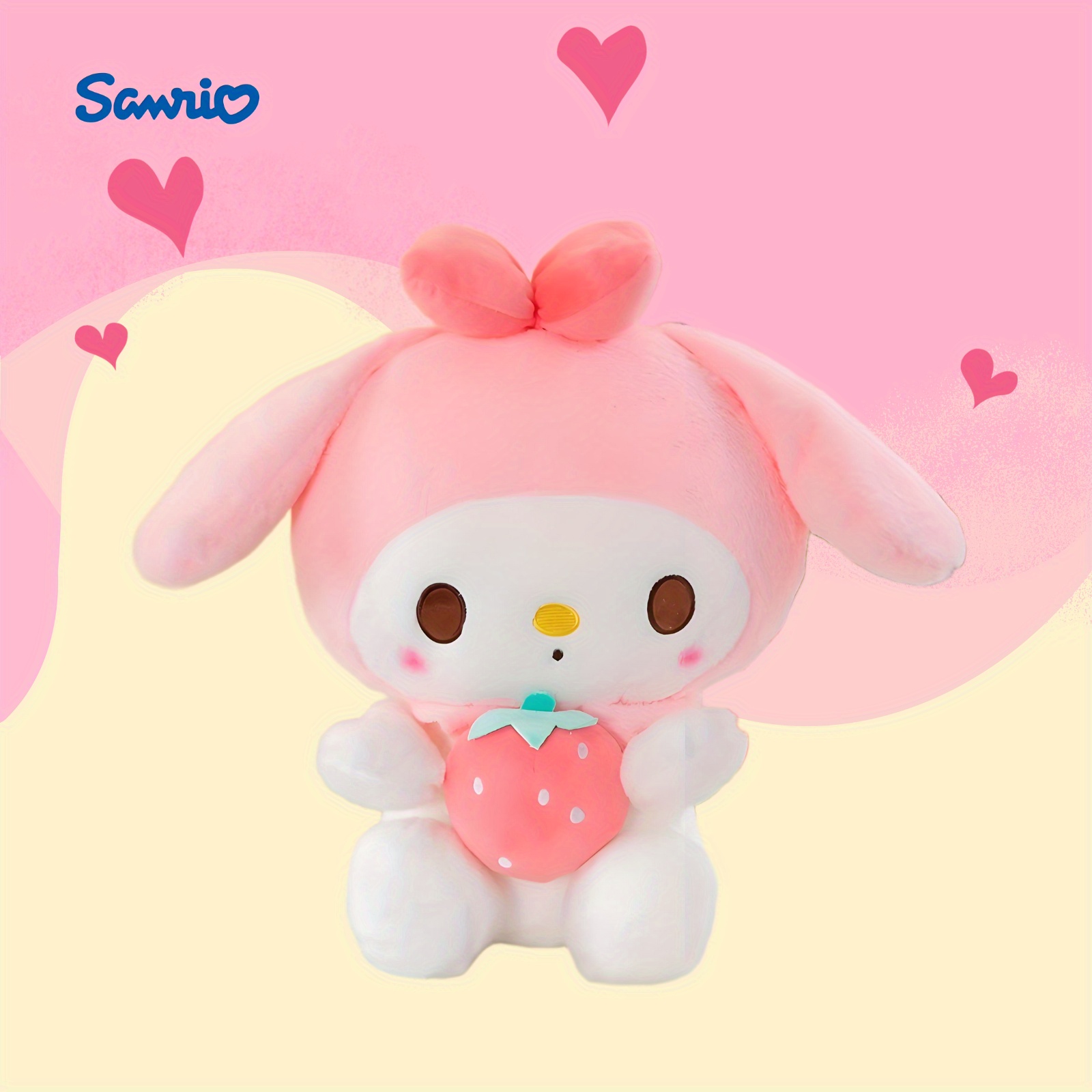 TEMU Cute Stuffed Animal -hello Kitty Plushies, Melody Plush, Peluche Big Stuffed Animals Plushie, Family Dolls, Christmas Gifts, Birthday Gifts,