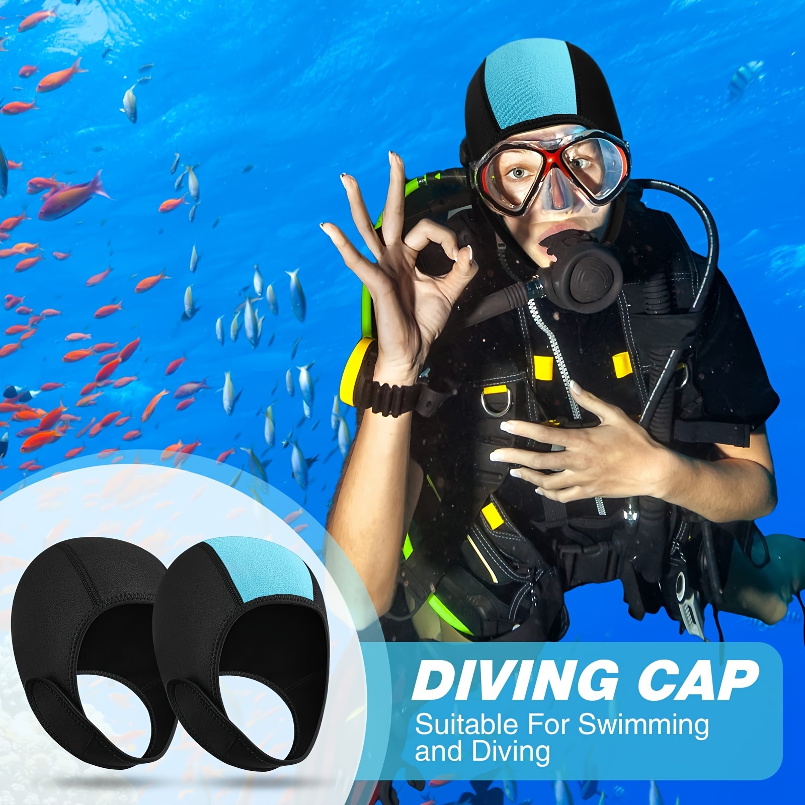 neoprene diving cap swim cap chin strap snorkeling neoprene neoprene diving cap swim cap chin strap snorkeling neoprene