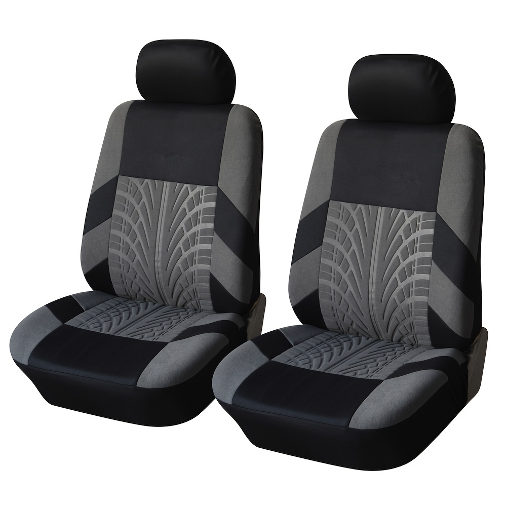  Juego completo de fundas de asiento de automóvil, impermeable,  para asiento de banco dividido delantero y trasero, protector de asiento  universal acolchado, se adapta a la mayoría de automóviles, camiones,  camionetas