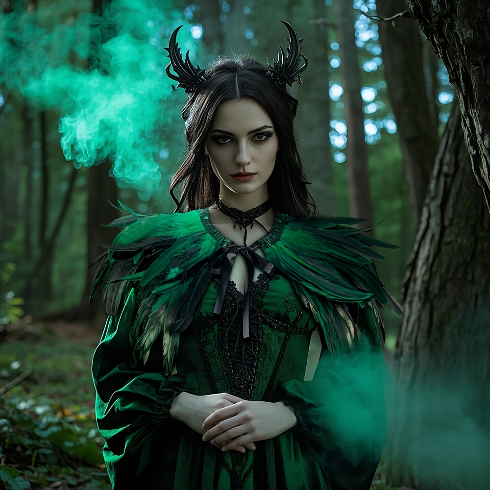 ABOOFAN Feder-Maske Auf Stab – Weiß, Mit Spitze, Für Karneval, Cosplay & Bälle