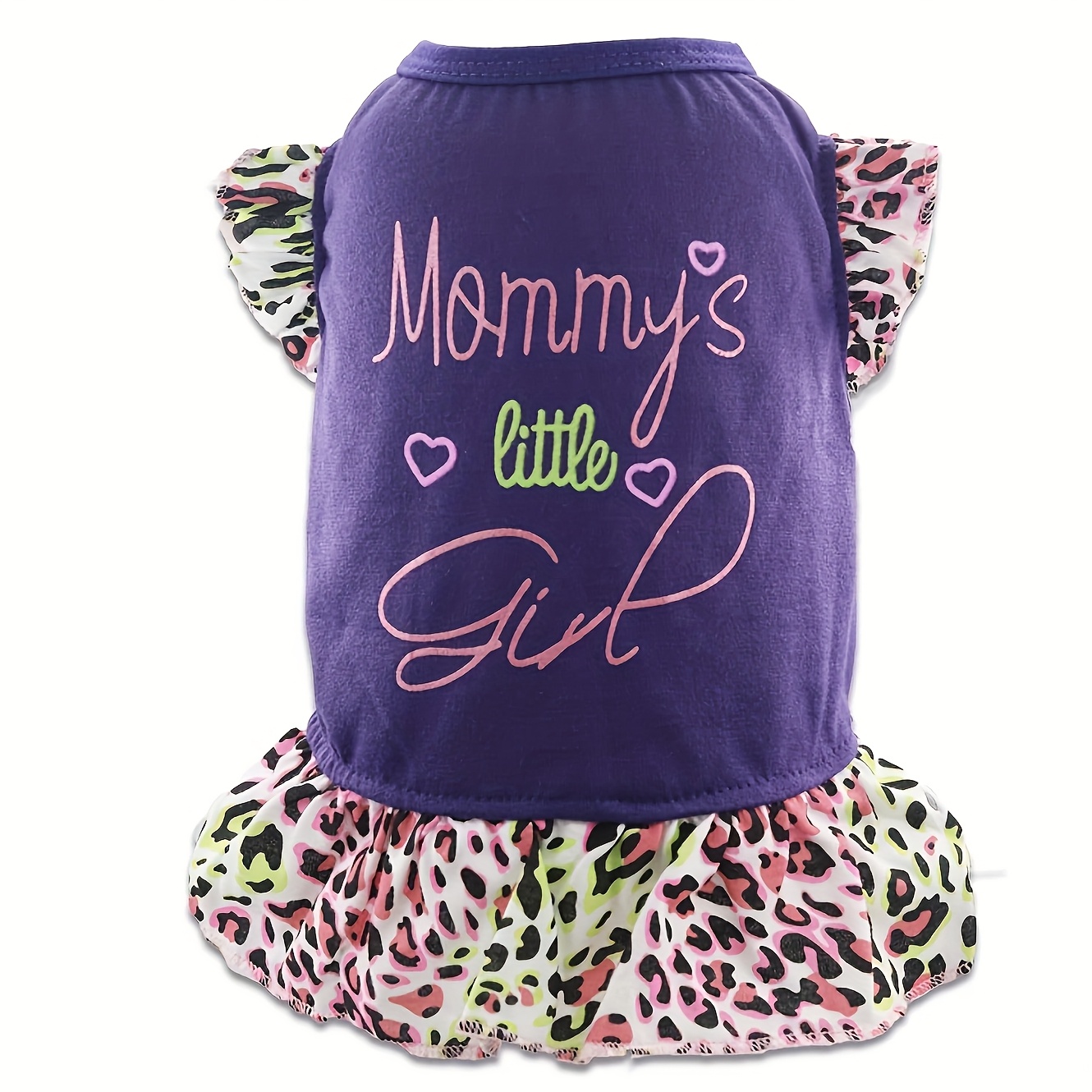 TEMU I Love Girl Small Dresses Dress Girls Female Dog Summer Clothes