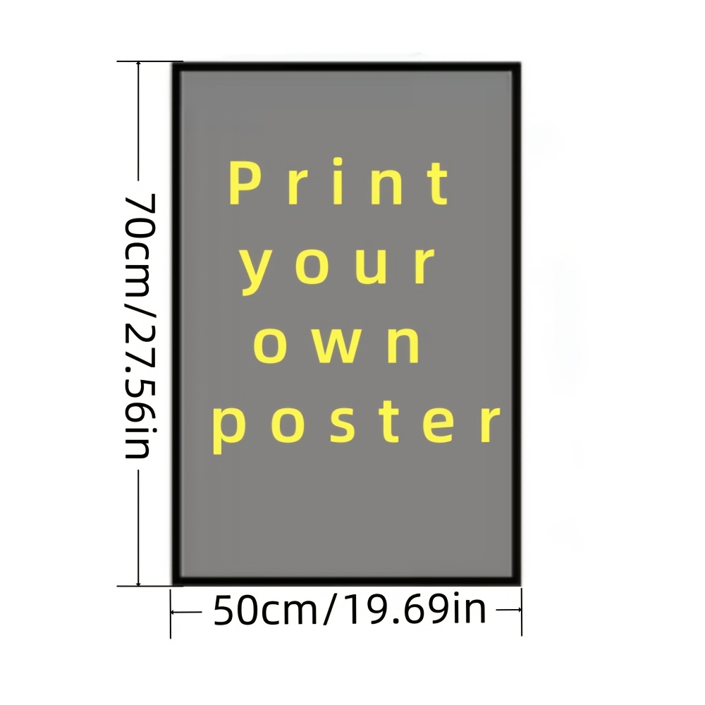 TEMU 2d Flat, Unframed 1pc Custom Canvas Print With Your Own Photo, Your Picture, Unframed Personalized Portrait, Personalized Gift, Unframed Custom