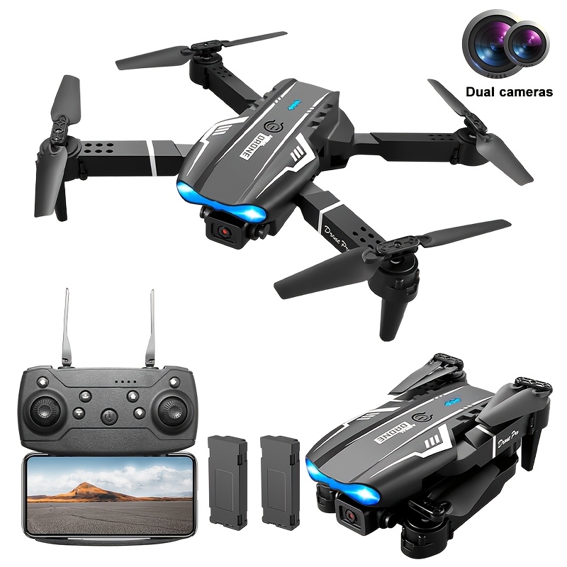 

2025 Drone Toy With Dual Camera, Phone App Fpv Double Folding Rc Quadcopter Hold, Remote Control For Men Gift Indoor Outdoor Rc Helicopter, New Year Gifts