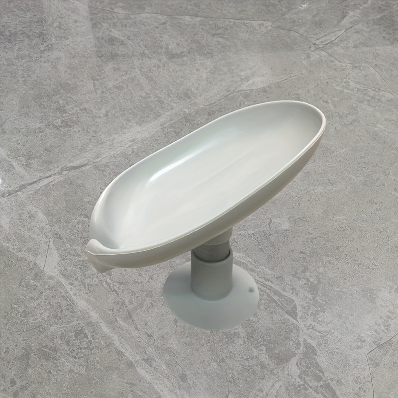 1pc of Soap Dish with Suction Cup, No Drilling Required, Creative Draining Rack That Prevents Water Accumulation for Home Storage