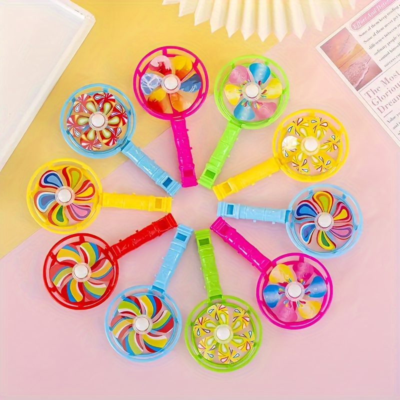 

15pcs Colorful Candy Whistle And Windmill Toy Set - Fun Party Favors, Birthday Gifts, Party Gifts