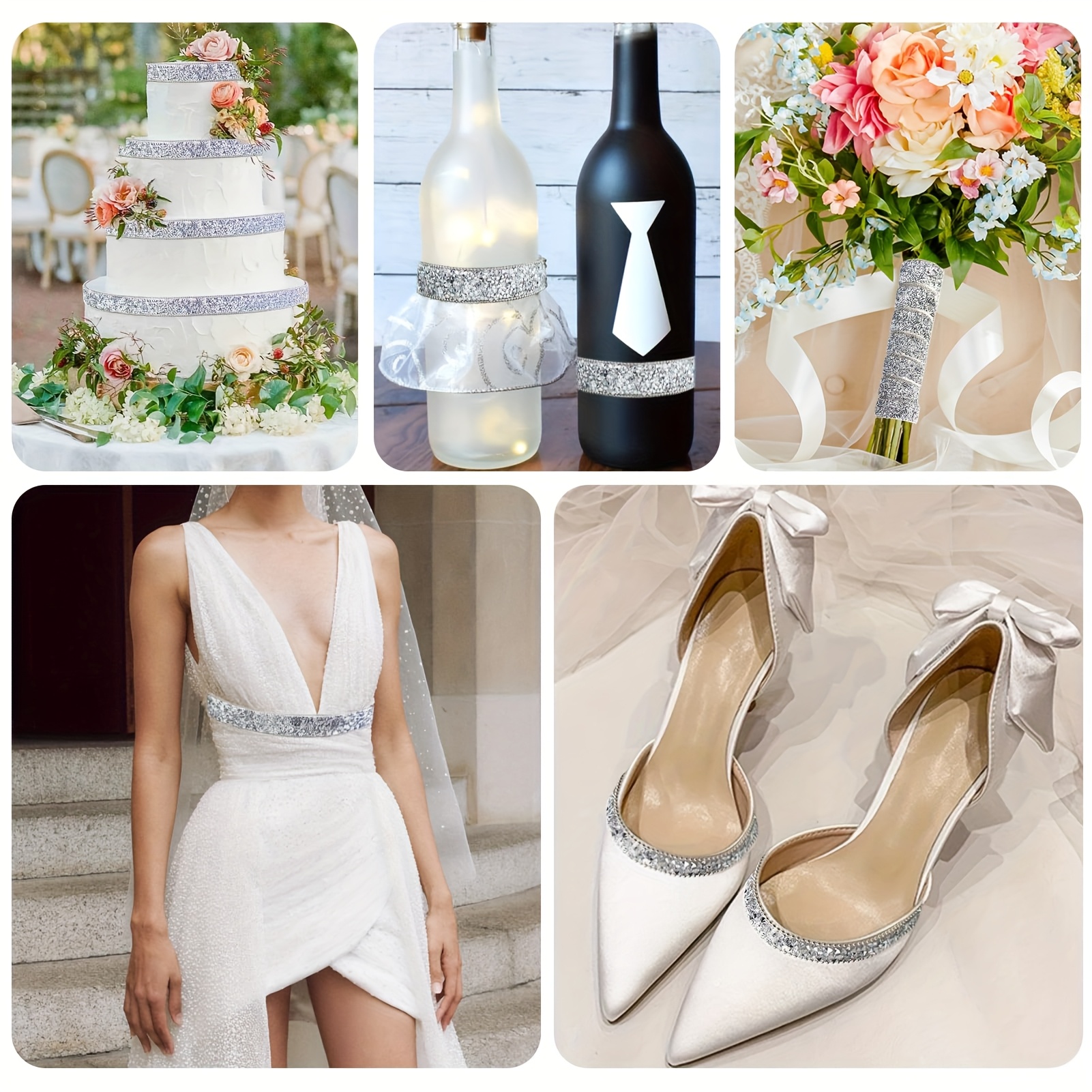 Trimming Shop Hebilla Redonda De Diamantes De Imitación De Cristal Para Adorno, Bolso De Mujer, Cintas, Tarjetas De Boda, Accesorios De Moda, 32 Mm, 10 Unidades