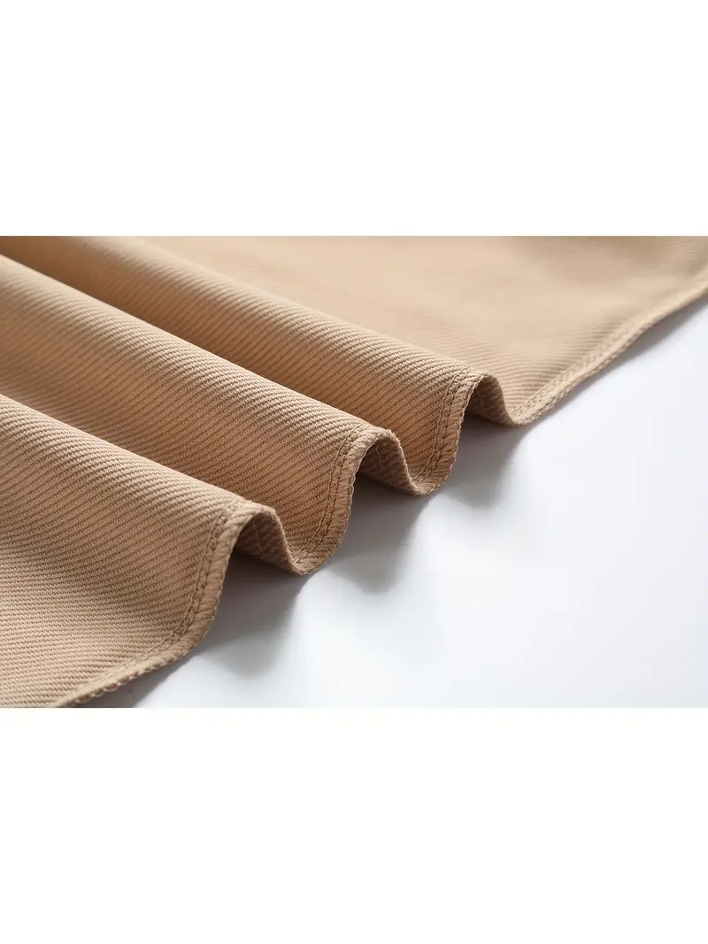 pantalon taille haute pour femme avec ceinture à cordon, tissu élastique, poches latérales et design froncé pour le camping et le port - noir, extérieur | pantalon à ceinture froncée | pantalon en tissu extensible Détails du produit 5