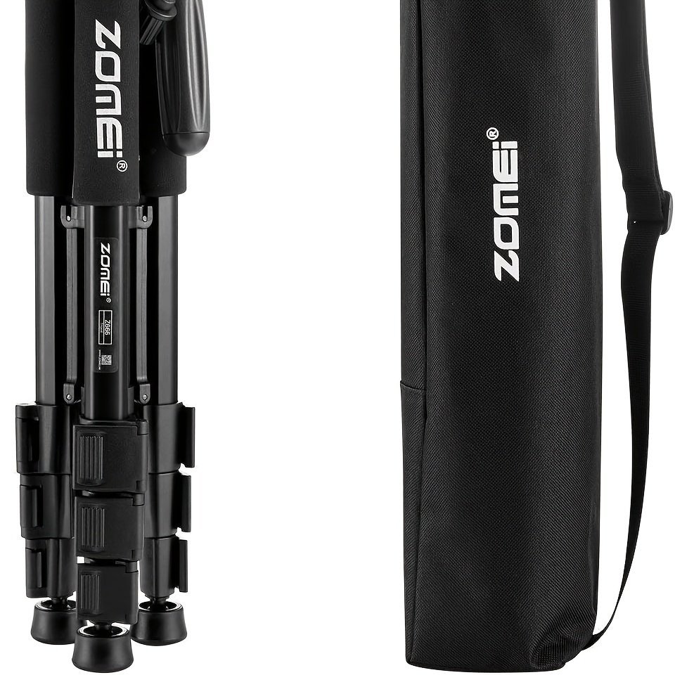 Image of Professional Portable Light Weight Traveler Tripod Adjustments With Panoramic Head Includes Carrying Case For All Camera Camera Dv