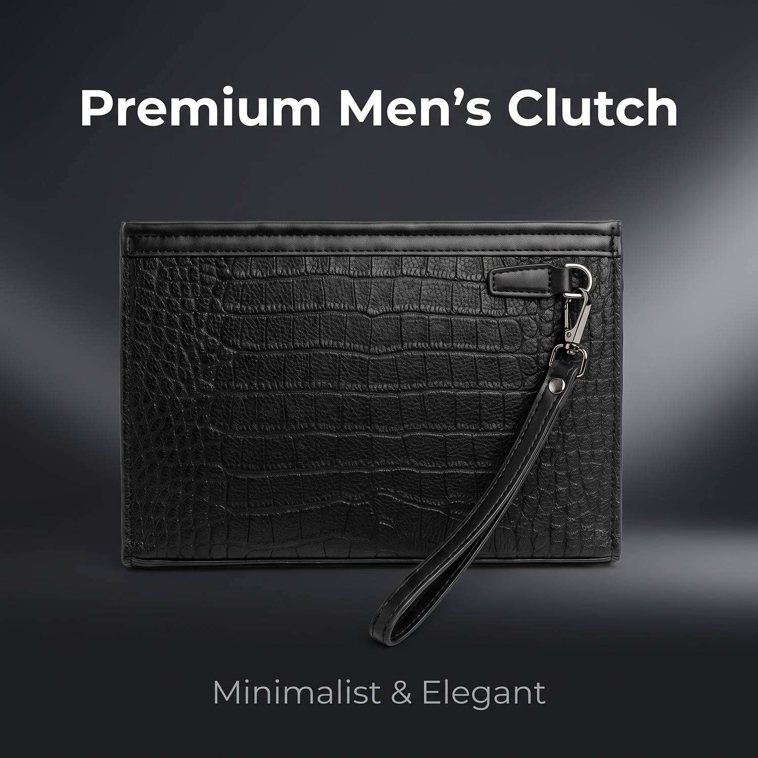 TEMU Men's Striped Clutch Bag, Men's Handbag, Fashionable Envelope Bag, Trendy Men's Wallet, Designed To Hold Items Phones, Tablets, And Car Keys.