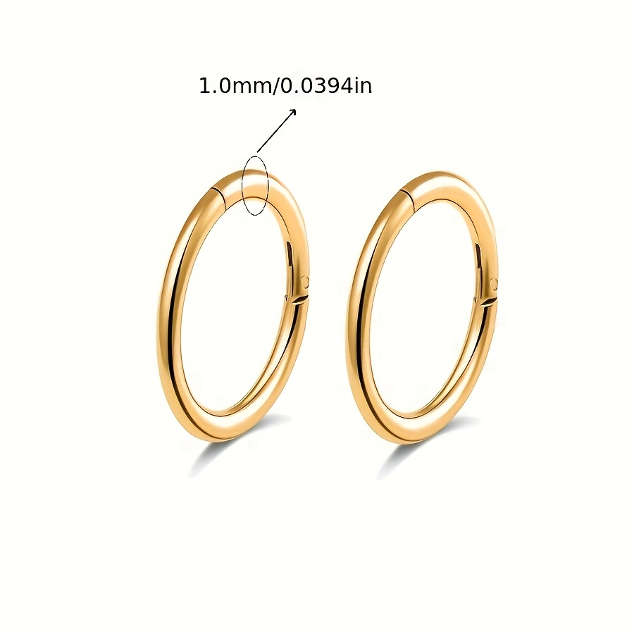 E-shop 2 316L 316L 316L Edelstahl Piercing Ringe, Nahtlose Lippen, Nasen, Ohrkanal, Knorpel, Helix, Tragus-Ringe