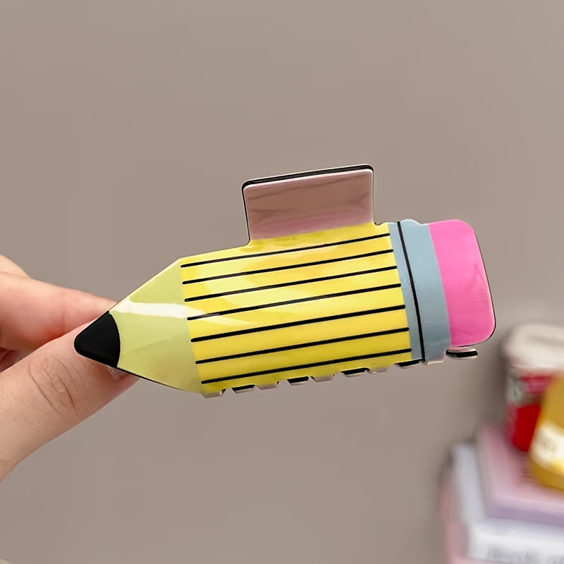 E-shop Niedliche Bleistiftförmige Haarklammern, Rutschfeste Haarspangen für Frauen, Starker Halt Haaraccessoire für Dickes, Dünnes und Andere Haartypen